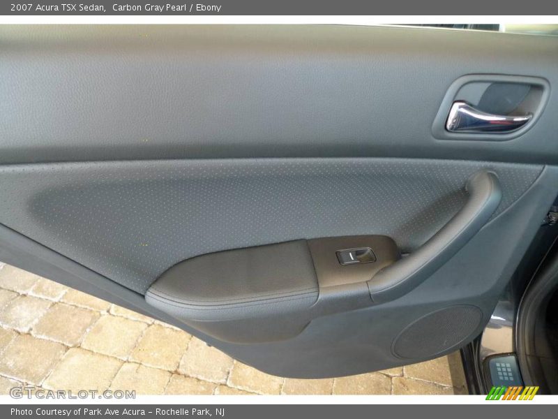 Carbon Gray Pearl / Ebony 2007 Acura TSX Sedan