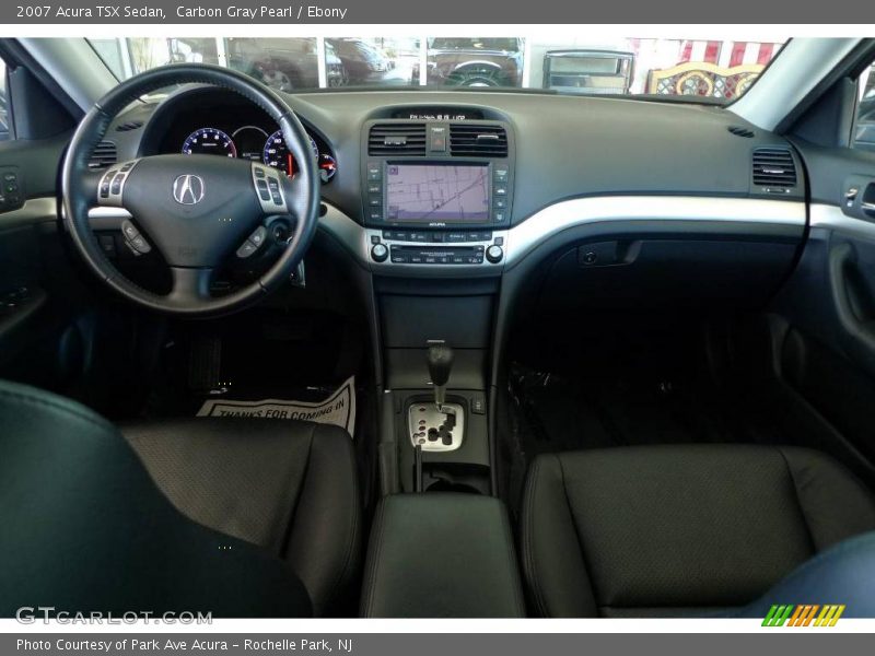 Carbon Gray Pearl / Ebony 2007 Acura TSX Sedan