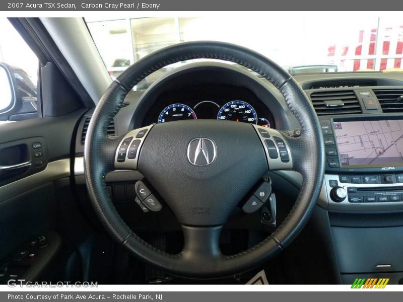 Carbon Gray Pearl / Ebony 2007 Acura TSX Sedan