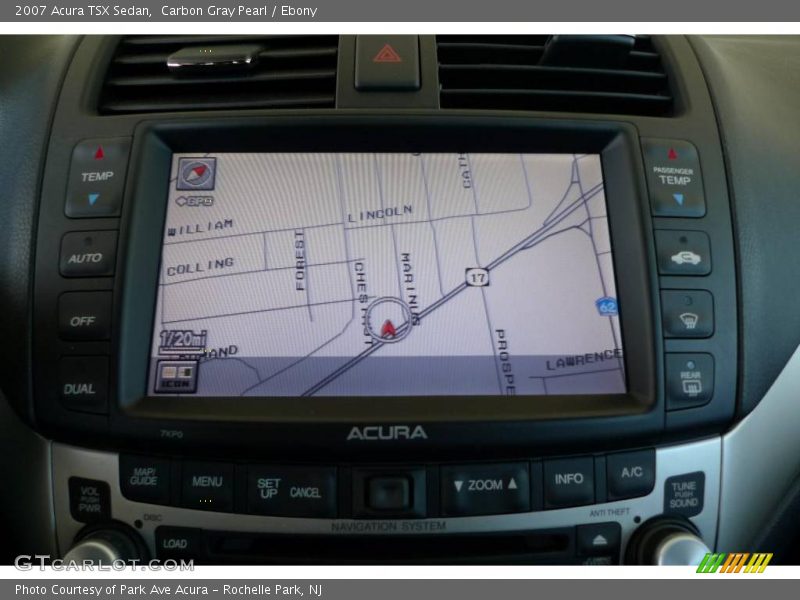 Carbon Gray Pearl / Ebony 2007 Acura TSX Sedan