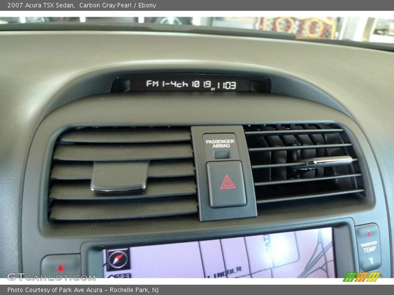Carbon Gray Pearl / Ebony 2007 Acura TSX Sedan