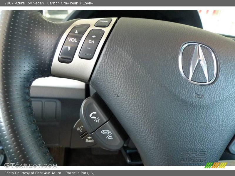 Carbon Gray Pearl / Ebony 2007 Acura TSX Sedan