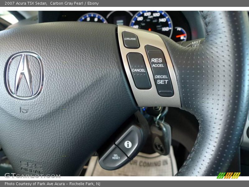 Carbon Gray Pearl / Ebony 2007 Acura TSX Sedan