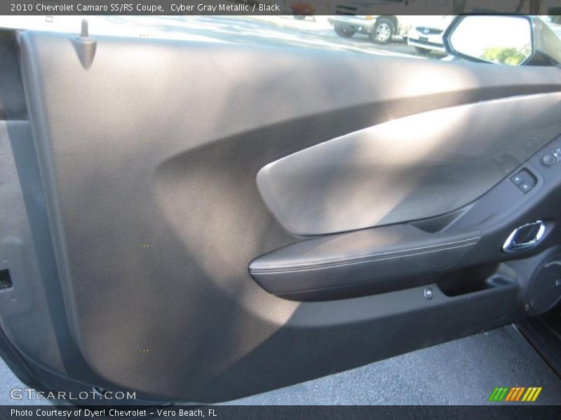 Cyber Gray Metallic / Black 2010 Chevrolet Camaro SS/RS Coupe