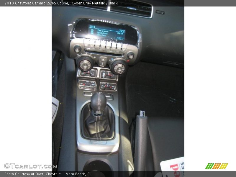 Cyber Gray Metallic / Black 2010 Chevrolet Camaro SS/RS Coupe