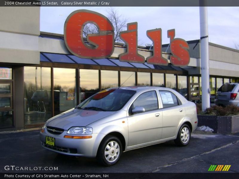 Galaxy Silver Metallic / Gray 2004 Chevrolet Aveo LS Sedan
