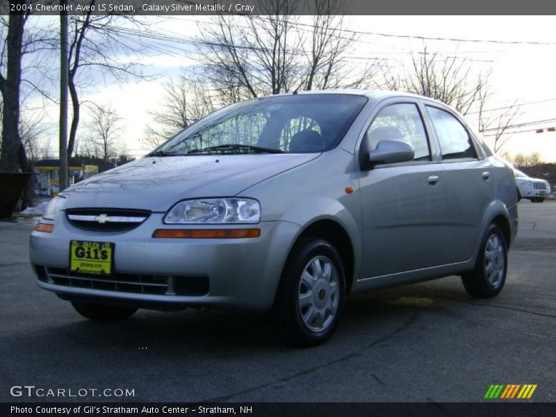 Galaxy Silver Metallic / Gray 2004 Chevrolet Aveo LS Sedan