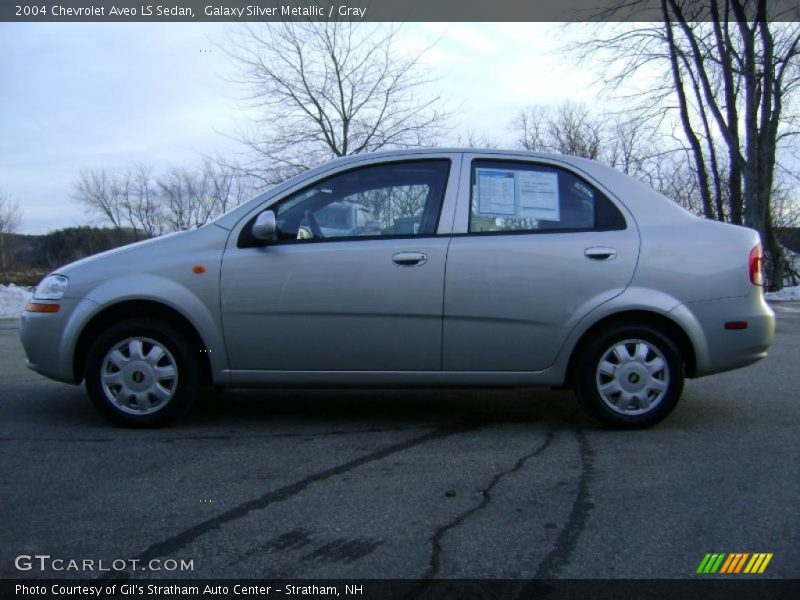 Galaxy Silver Metallic / Gray 2004 Chevrolet Aveo LS Sedan
