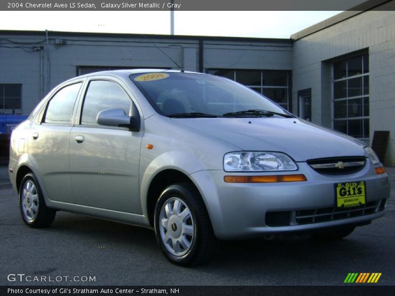 Galaxy Silver Metallic / Gray 2004 Chevrolet Aveo LS Sedan