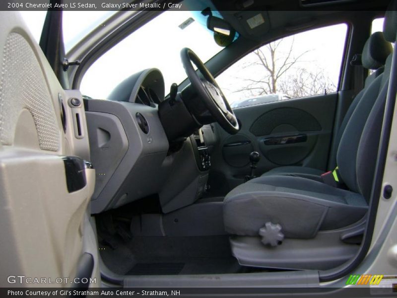 Galaxy Silver Metallic / Gray 2004 Chevrolet Aveo LS Sedan