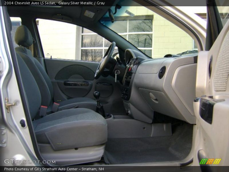 Galaxy Silver Metallic / Gray 2004 Chevrolet Aveo LS Sedan