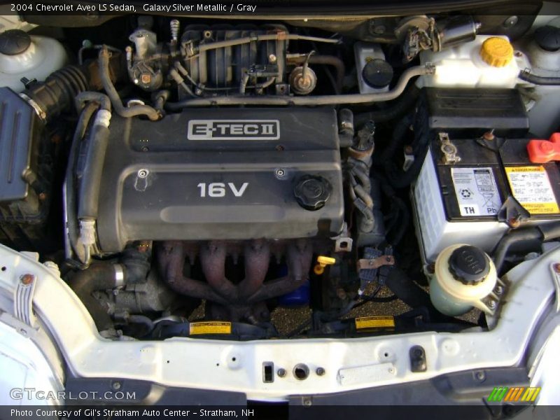 Galaxy Silver Metallic / Gray 2004 Chevrolet Aveo LS Sedan