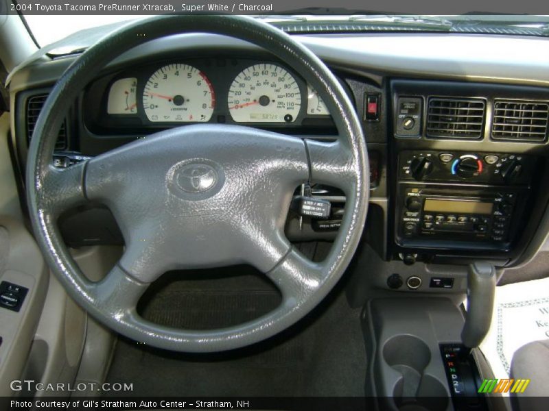 Super White / Charcoal 2004 Toyota Tacoma PreRunner Xtracab