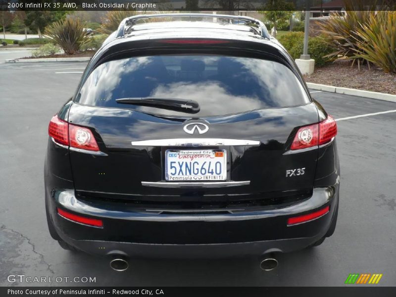 Black Obsidian / Graphite 2006 Infiniti FX 35 AWD