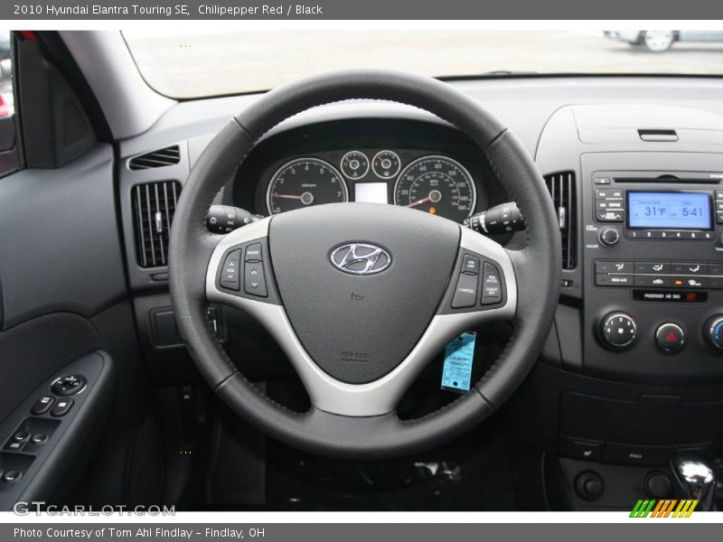 Chilipepper Red / Black 2010 Hyundai Elantra Touring SE