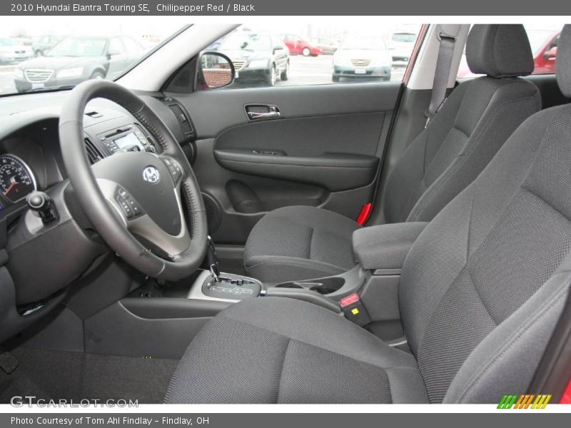 Chilipepper Red / Black 2010 Hyundai Elantra Touring SE