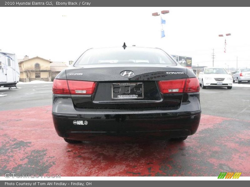 Ebony Black / Gray 2010 Hyundai Elantra GLS
