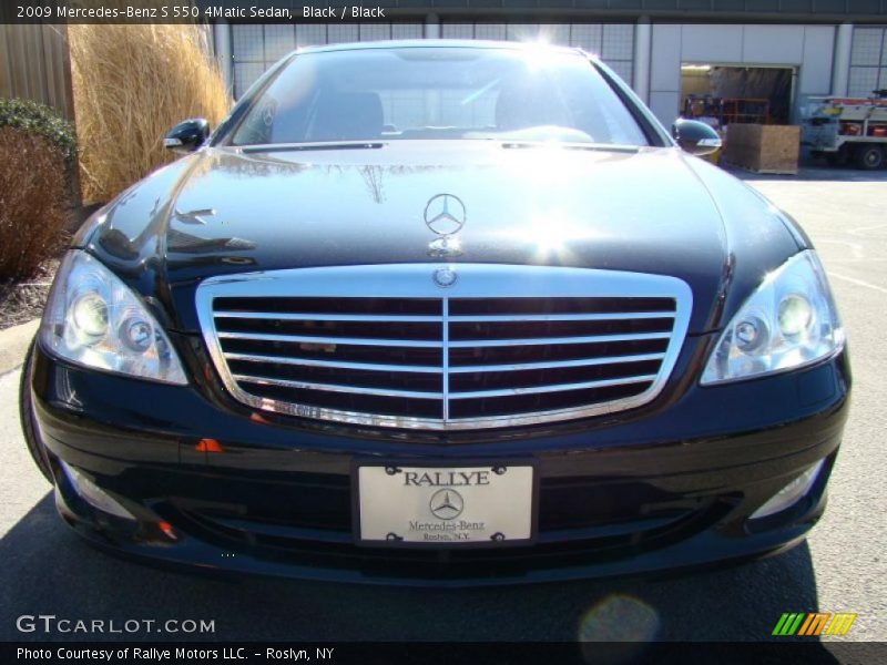 Black / Black 2009 Mercedes-Benz S 550 4Matic Sedan