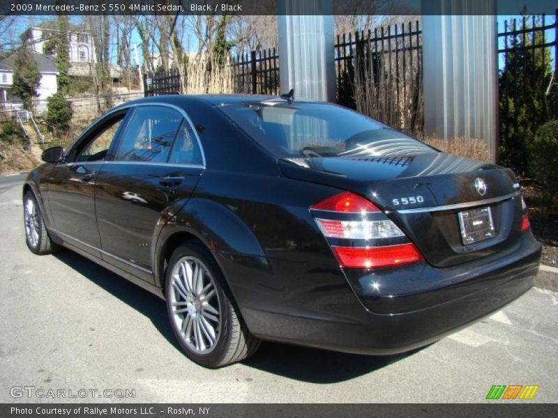 Black / Black 2009 Mercedes-Benz S 550 4Matic Sedan