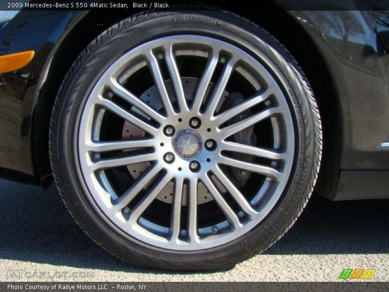 Black / Black 2009 Mercedes-Benz S 550 4Matic Sedan