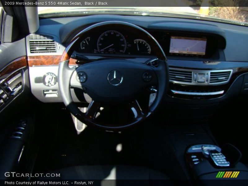 Black / Black 2009 Mercedes-Benz S 550 4Matic Sedan