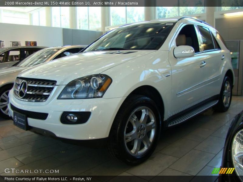 Arctic White / Macadamia 2008 Mercedes-Benz ML 350 4Matic Edition 10