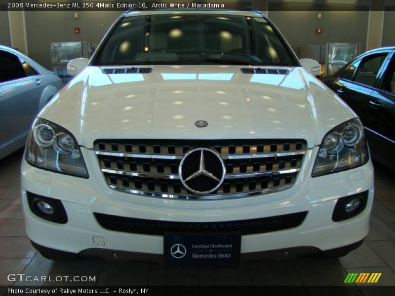 Arctic White / Macadamia 2008 Mercedes-Benz ML 350 4Matic Edition 10