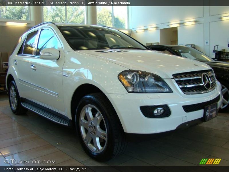 Arctic White / Macadamia 2008 Mercedes-Benz ML 350 4Matic Edition 10
