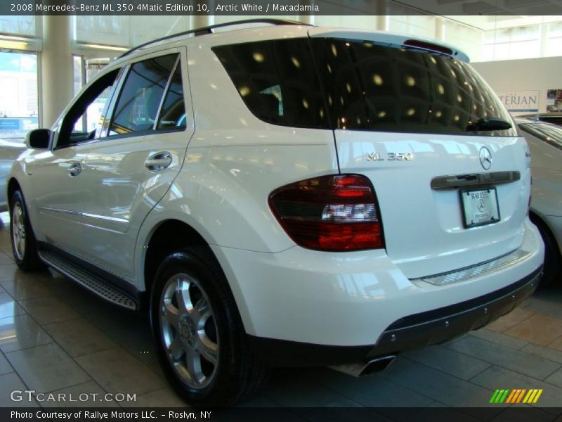 Arctic White / Macadamia 2008 Mercedes-Benz ML 350 4Matic Edition 10