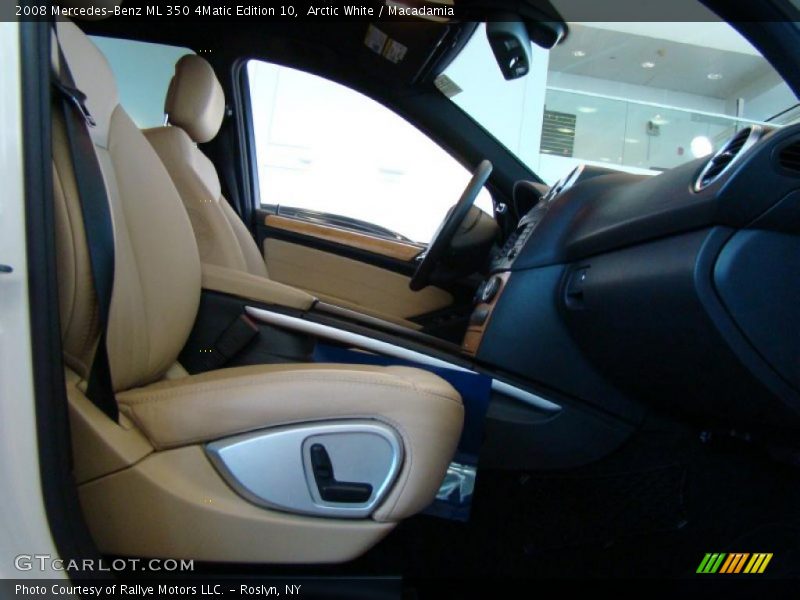 Arctic White / Macadamia 2008 Mercedes-Benz ML 350 4Matic Edition 10