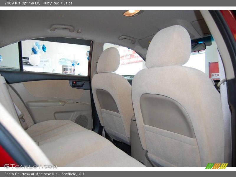 Ruby Red / Beige 2009 Kia Optima LX