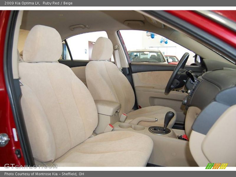 Ruby Red / Beige 2009 Kia Optima LX