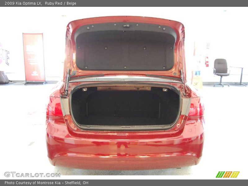 Ruby Red / Beige 2009 Kia Optima LX