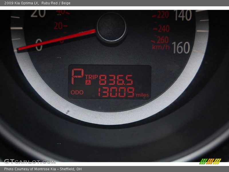 Ruby Red / Beige 2009 Kia Optima LX