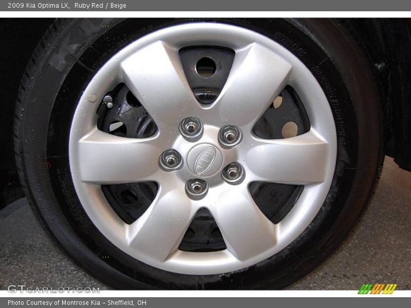 Ruby Red / Beige 2009 Kia Optima LX