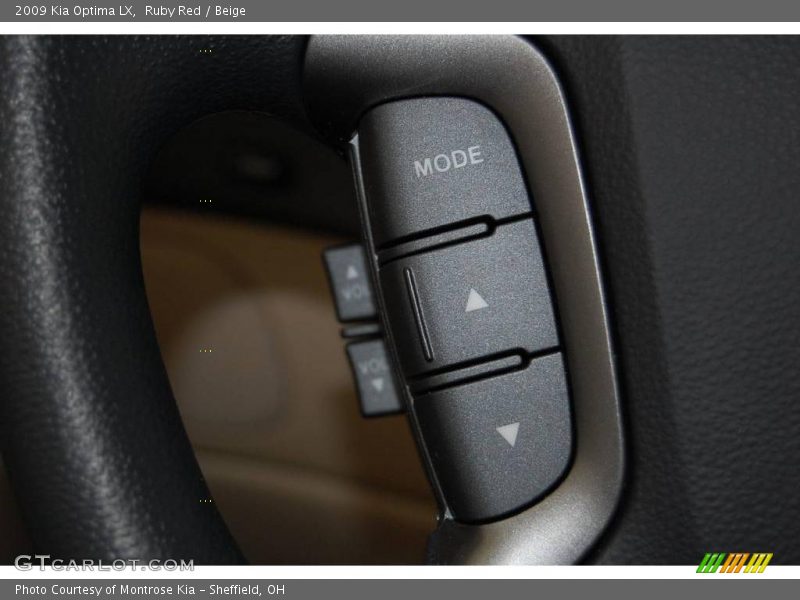 Ruby Red / Beige 2009 Kia Optima LX