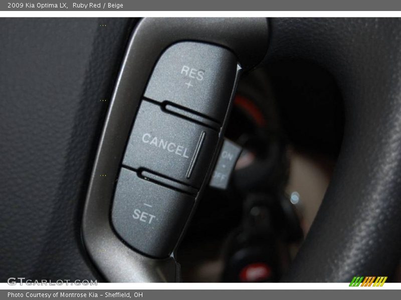 Ruby Red / Beige 2009 Kia Optima LX