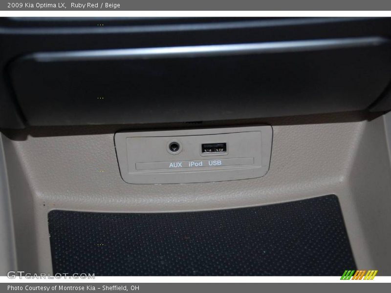 Ruby Red / Beige 2009 Kia Optima LX
