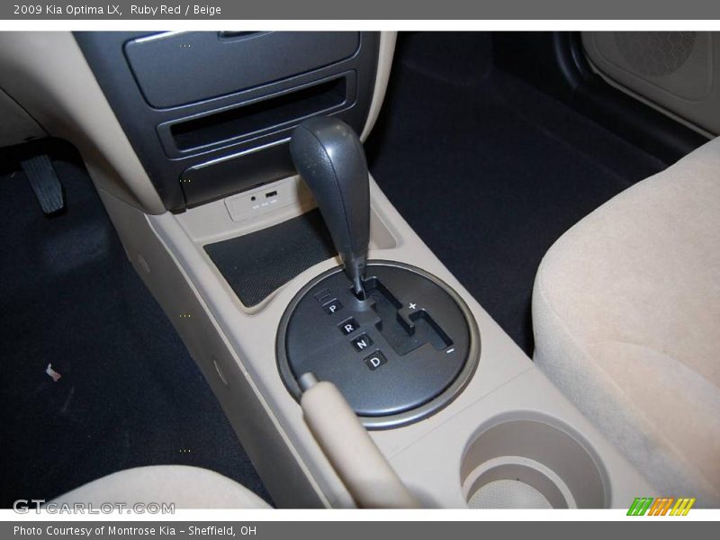 Ruby Red / Beige 2009 Kia Optima LX