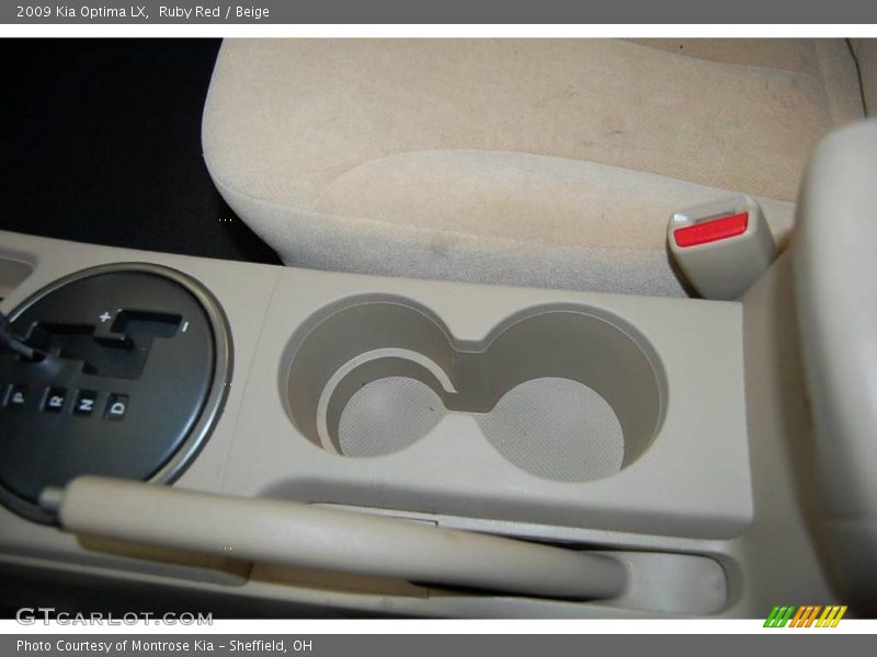 Ruby Red / Beige 2009 Kia Optima LX