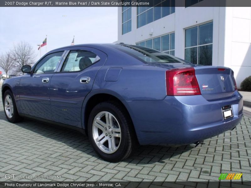 Marine Blue Pearl / Dark Slate Gray/Light Graystone 2007 Dodge Charger R/T