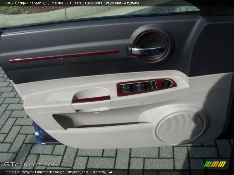 Marine Blue Pearl / Dark Slate Gray/Light Graystone 2007 Dodge Charger R/T