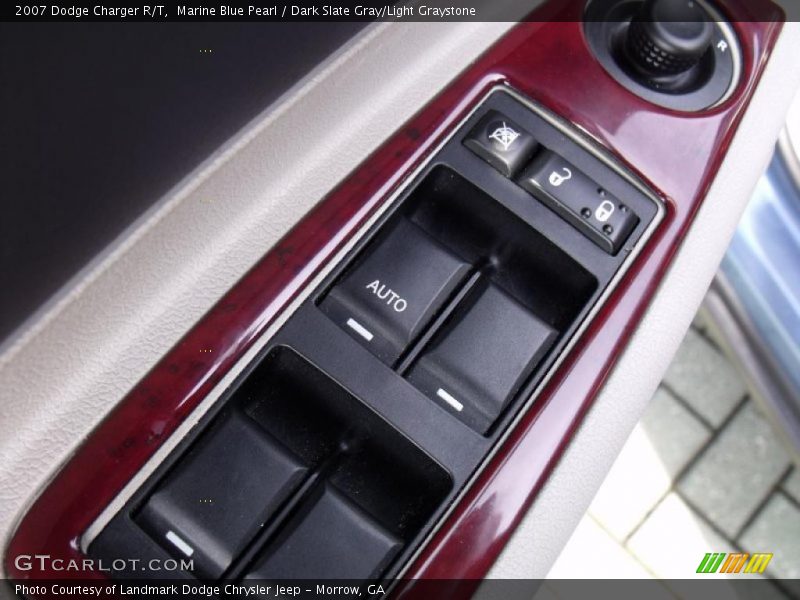 Marine Blue Pearl / Dark Slate Gray/Light Graystone 2007 Dodge Charger R/T