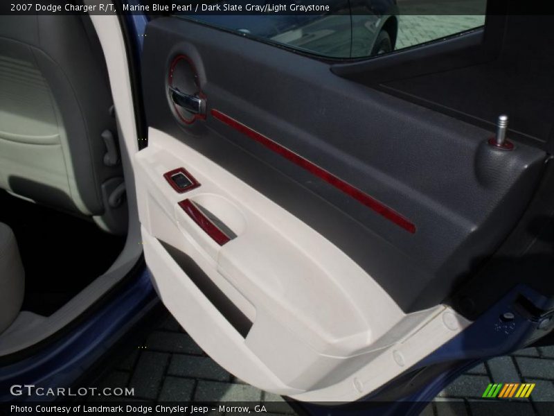 Marine Blue Pearl / Dark Slate Gray/Light Graystone 2007 Dodge Charger R/T
