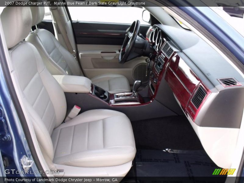Marine Blue Pearl / Dark Slate Gray/Light Graystone 2007 Dodge Charger R/T
