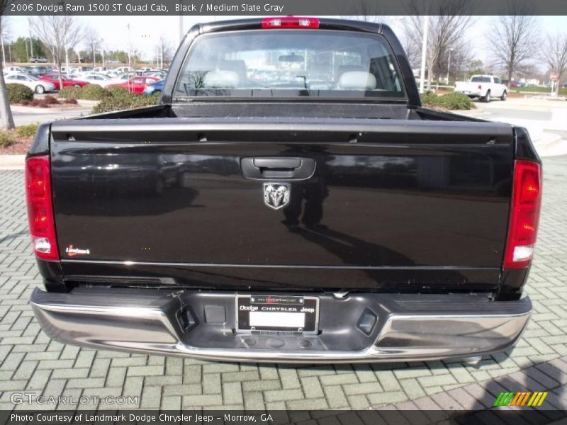 Black / Medium Slate Gray 2006 Dodge Ram 1500 ST Quad Cab