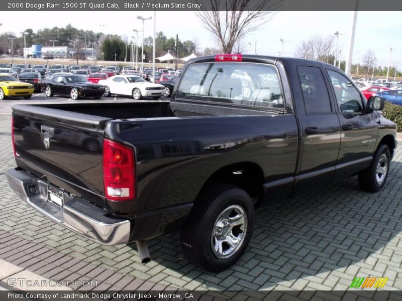 Black / Medium Slate Gray 2006 Dodge Ram 1500 ST Quad Cab