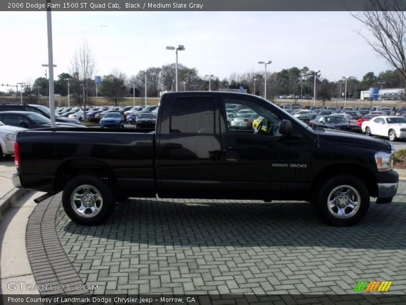 Black / Medium Slate Gray 2006 Dodge Ram 1500 ST Quad Cab