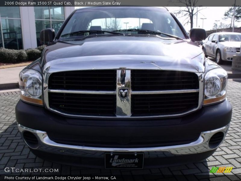 Black / Medium Slate Gray 2006 Dodge Ram 1500 ST Quad Cab