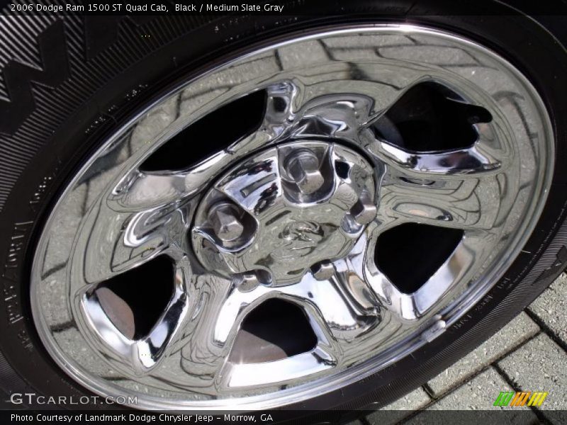 Black / Medium Slate Gray 2006 Dodge Ram 1500 ST Quad Cab